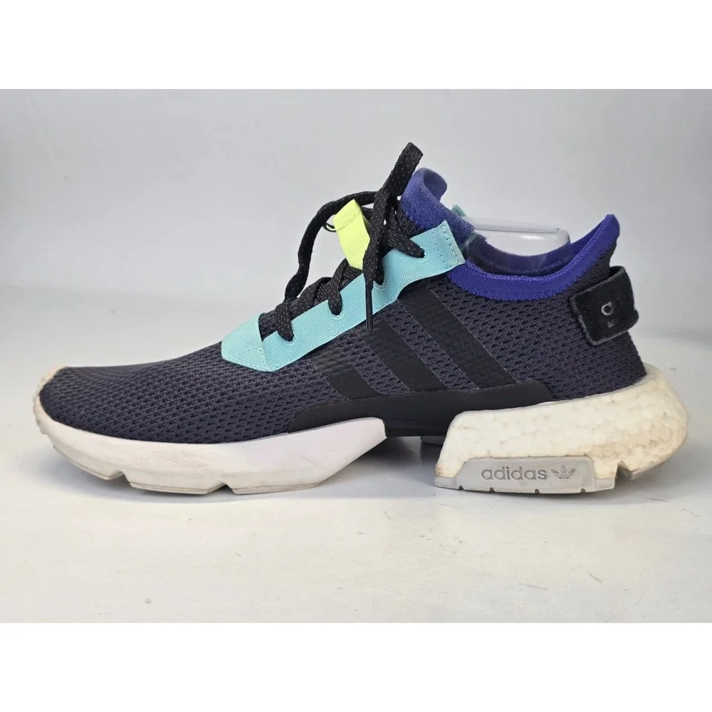 Adidas POD-S Men's Sneakers Size 10.5 Navy‎ Blue Athletic Running Slip On Shoes
